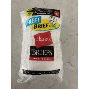Hanes Mens Underware Briefs Size 42 Pack of‎ 7 From 2000 New